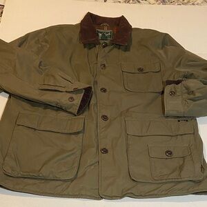 Men's Woolrich Olive Green Barn Jacket Size XL
